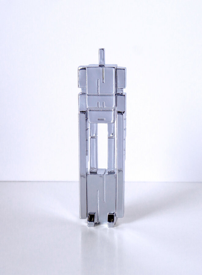 ZEDZ x STRAAT - RWG Gunfinga toy, silver limited edition, 2025