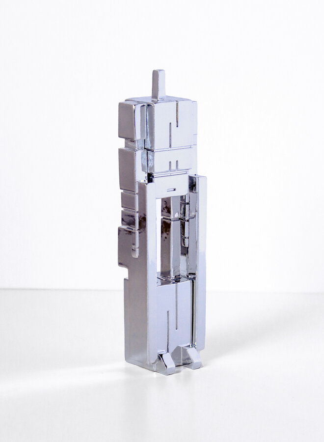 ZEDZ x STRAAT - RWG Gunfinga toy, silver limited edition, 2025