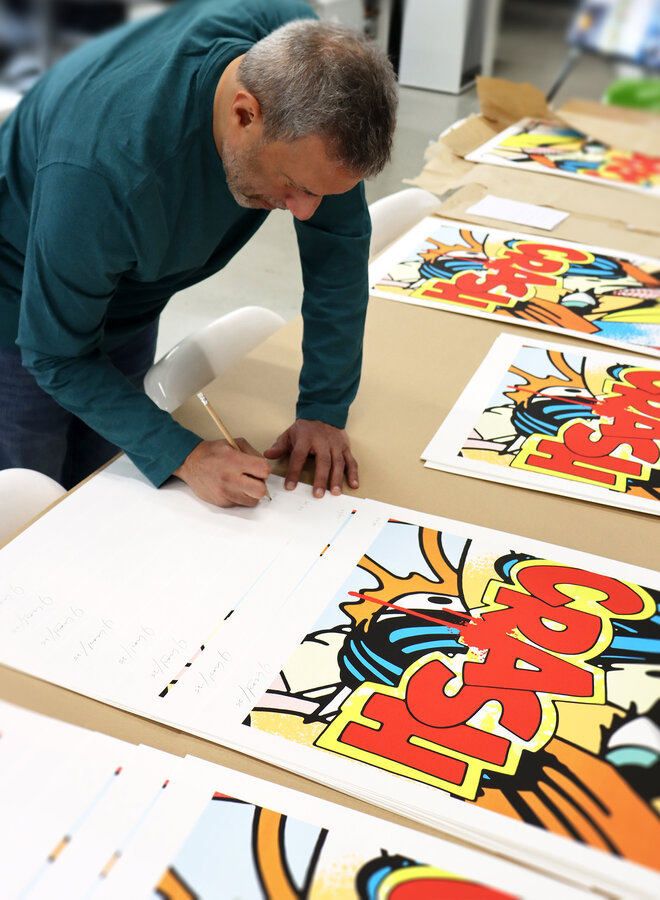 CRASH - Signed Print for STRAAT, 2025