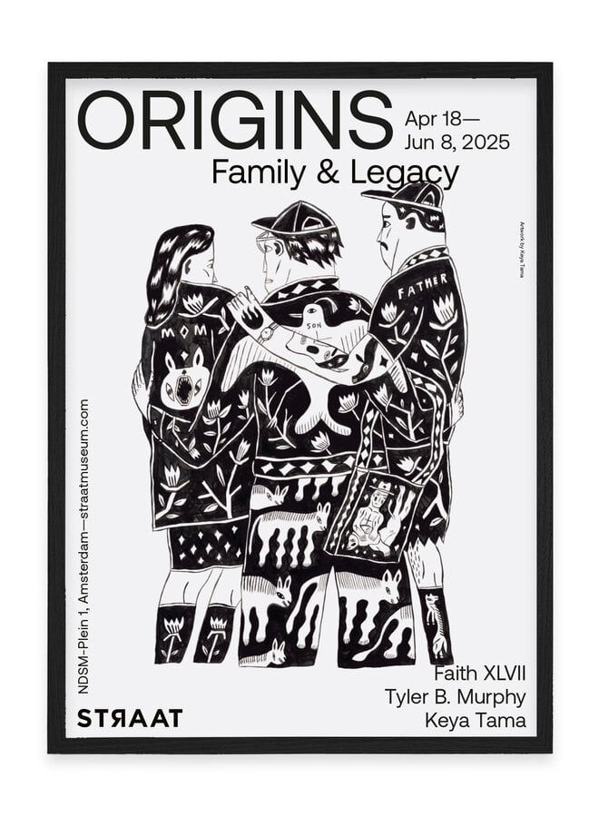 Keya Tama - Origins exhibition poster