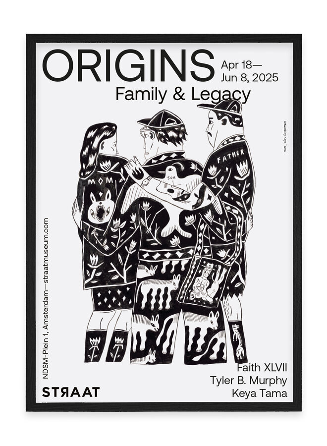 Keya Tama - Origins exhibition poster