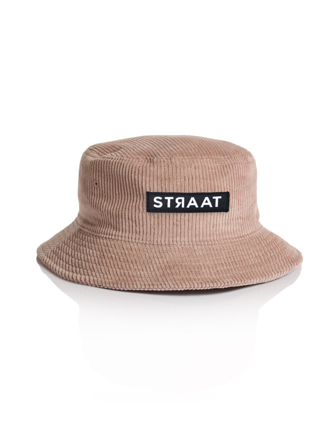 STRAAT Corduroy Bucket hat - Hazy Pink
