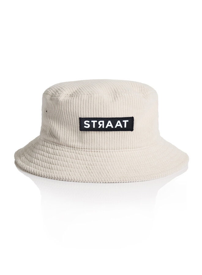 STRAAT Corduroy Bucket hat - Bone