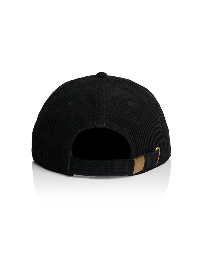 STRAAT Corduroy Cap - Black