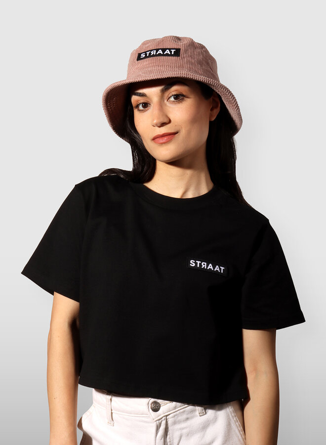 STRAAT Corduroy Bucket hat - Hazy Pink