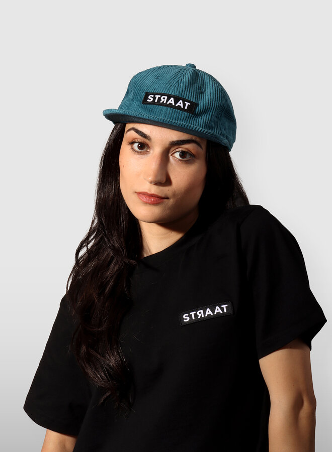 STRAAT Corduroy Cap - Atlantic