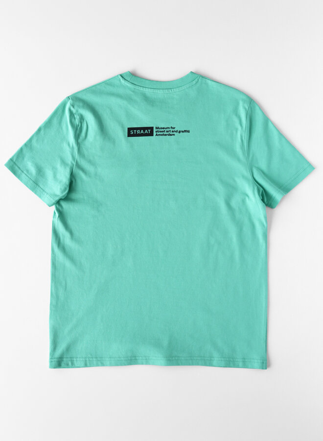 STRAAT T-shirt - Pool Blue