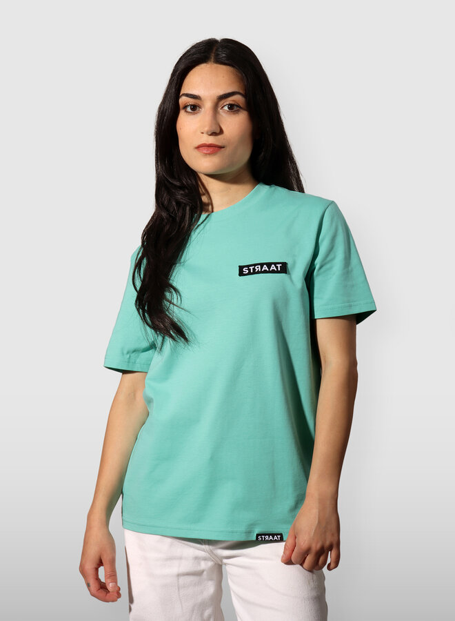 STRAAT T-shirt - Pool Blue