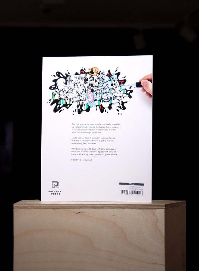 Graffiti Coloring Book 2: Characters