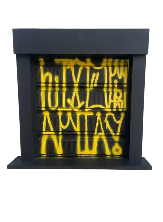LIXOMANIA!zé - Urban Aesthetic Miniatures - Black Door
