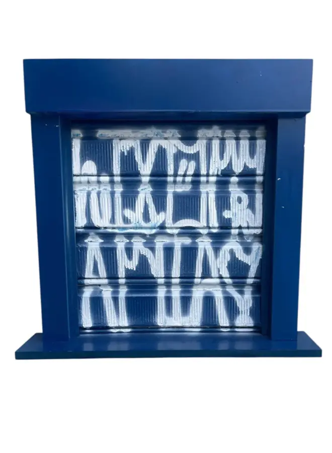LIXOMANIA!zé - Urban Aesthetic Miniatures - Blue Door