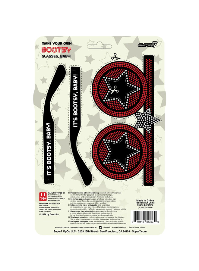 Bootsy Collins (Red and White, GITD) - ReAction figure