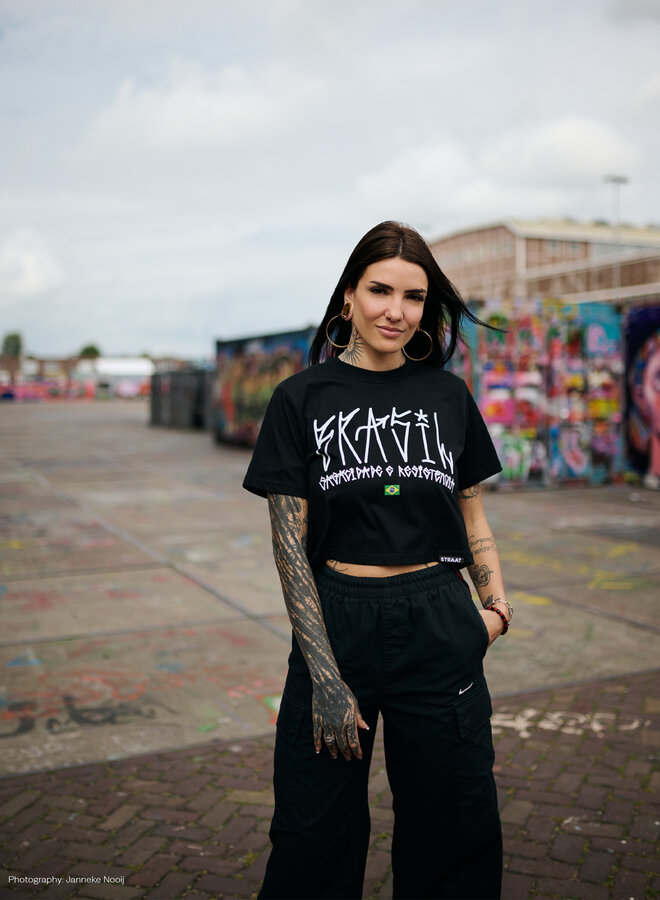 STRAAT x Eneri Crop top - Black