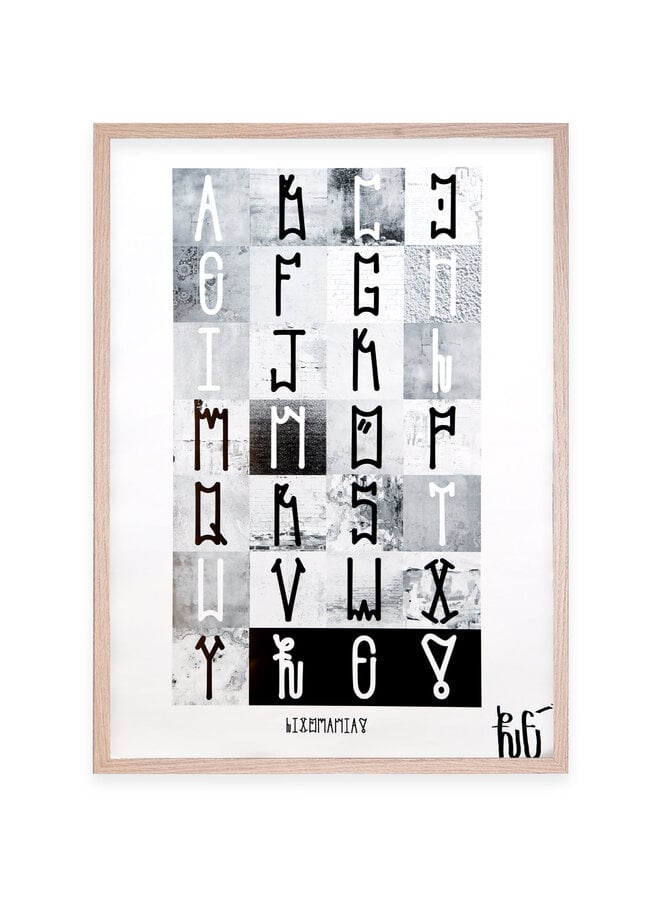 LIXOMANIA!zé - Alphabet of Sāo Paulo, signed poster