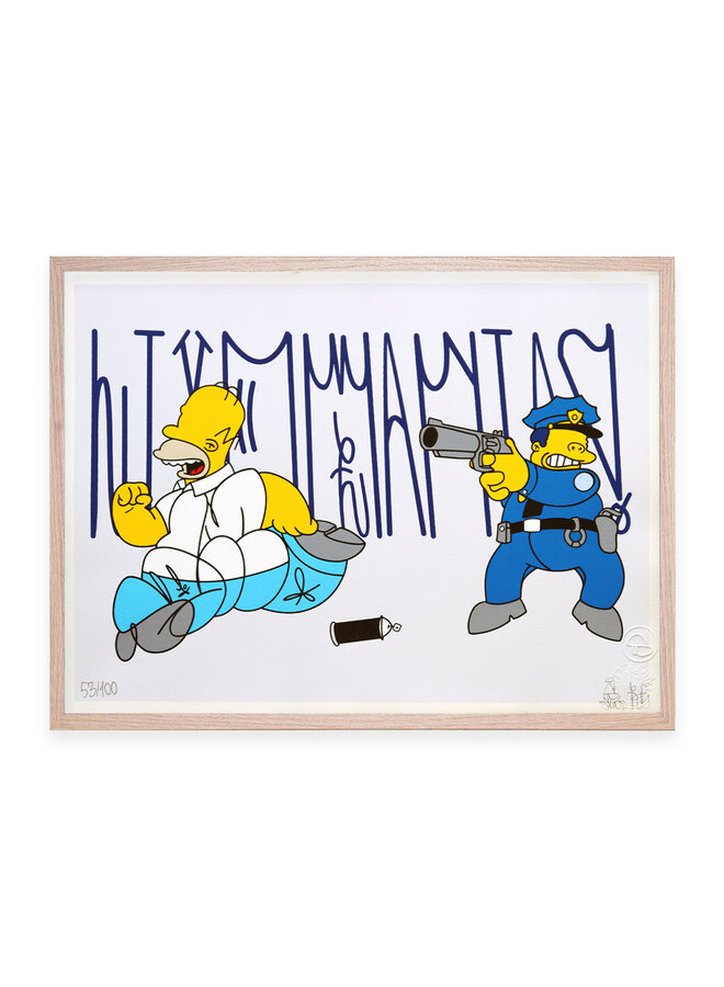 LIXOMANIA!zé x Salmos - Arte ou Crime (Art or Crime), signed print