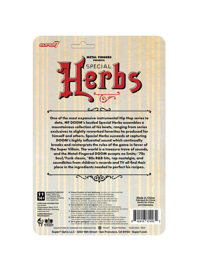 MF DOOM: Special Herbs - ReAction figure