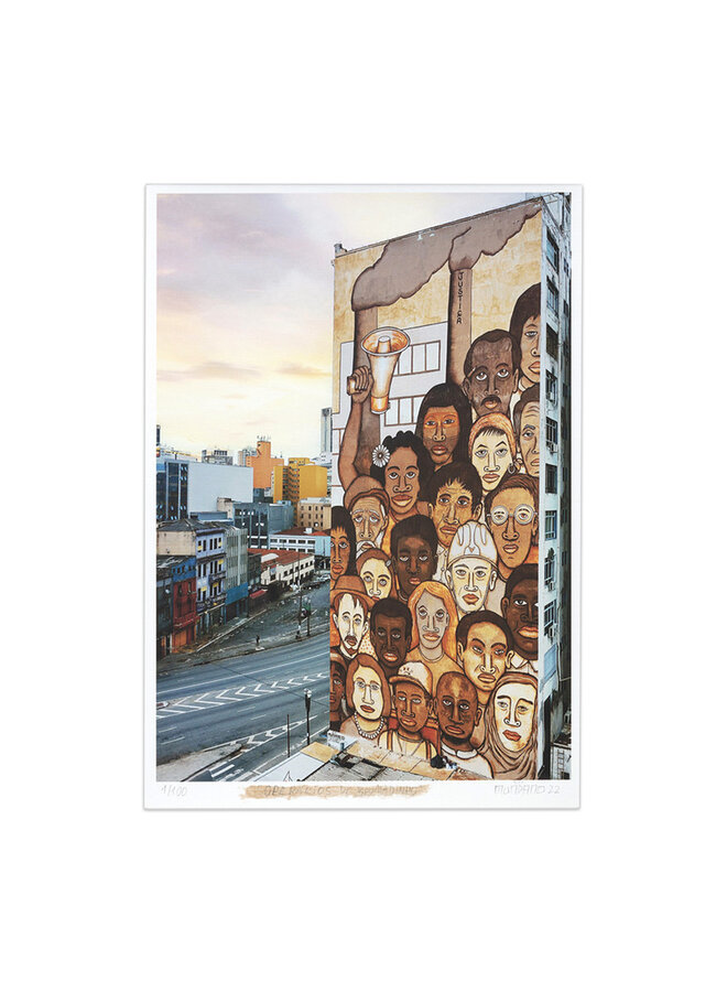 Mundano - Operários de Brumadinho, signed photo print (A4)