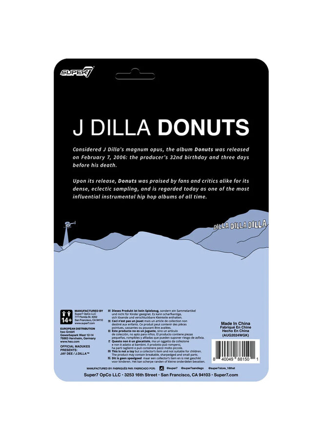 J Dilla (Donuts - Smile Album Cover) - ReAction figure