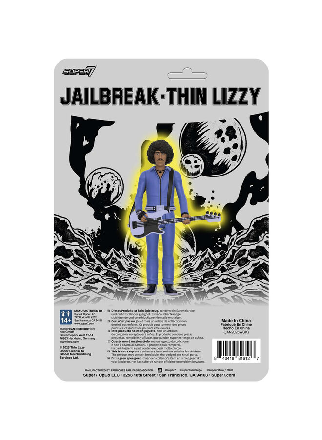 Thin Lizzy: Phil Lynott (Jailbreak) - ReAction figure