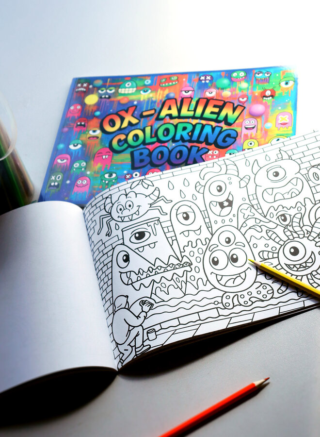 Ox-Alien Coloring Book