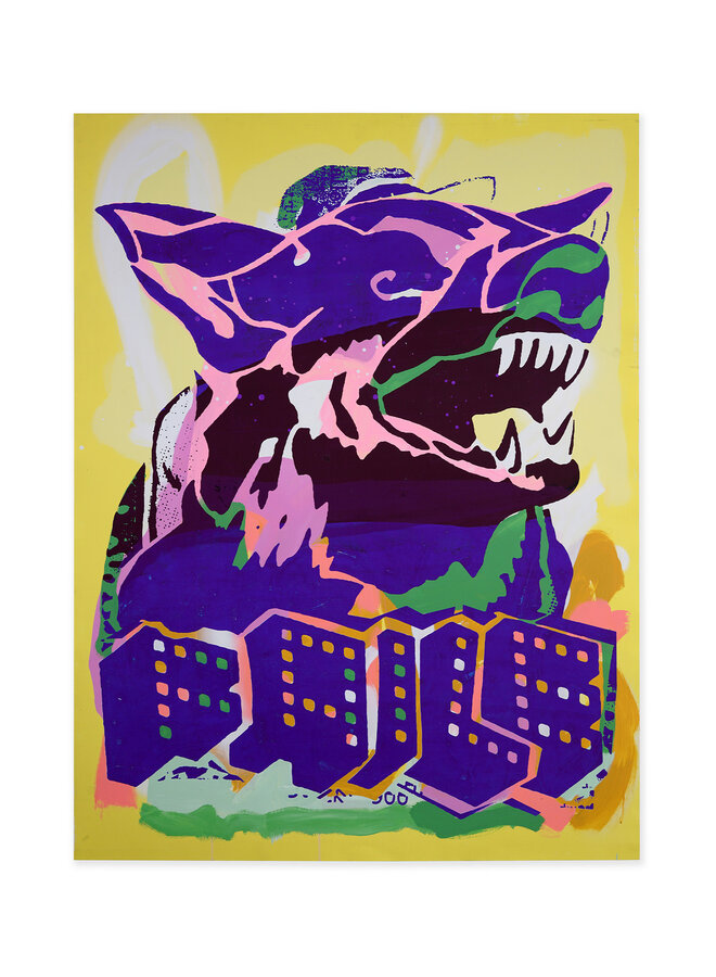 FAILE - FAILE Dog - Yellow Purple
