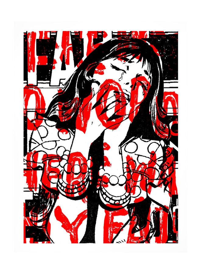 FAILE - There Were No Words - Letterpress