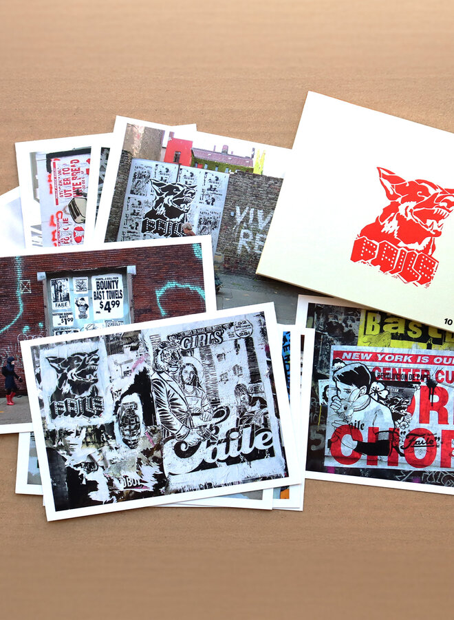 FAILE - Set of 10 postcards