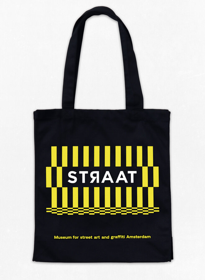 STRAAT Tote Shopper - Black/Yellow
