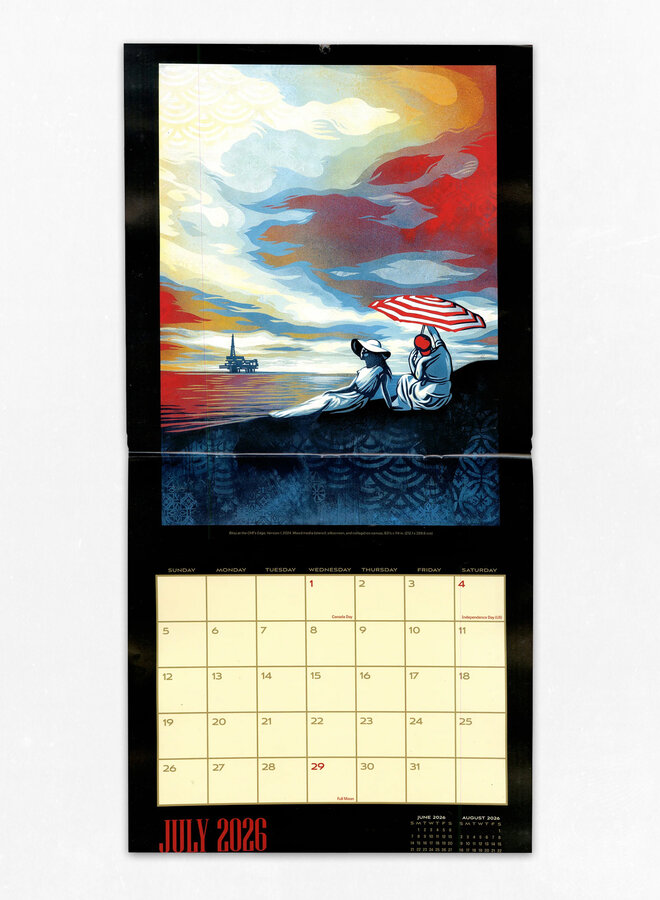 Shepard Fairey - Wall Calendar 2026