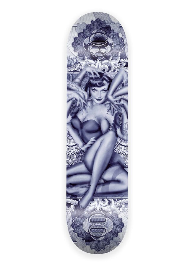 Handiedan - Heptade (Blue) skate deck, 2025