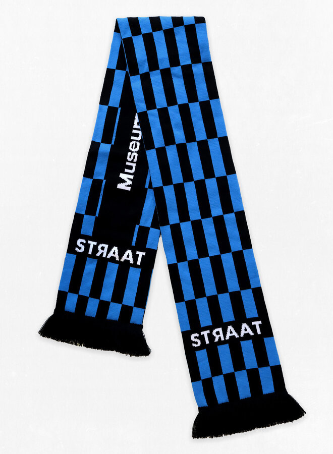 STRAAT Scarf - Black/Blue