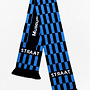 STRAAT Sjaal - Zwart/Blauw