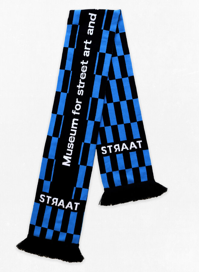 STRAAT Scarf - Black/Blue