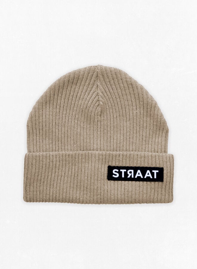 STRAAT Beanie - Heather Sand