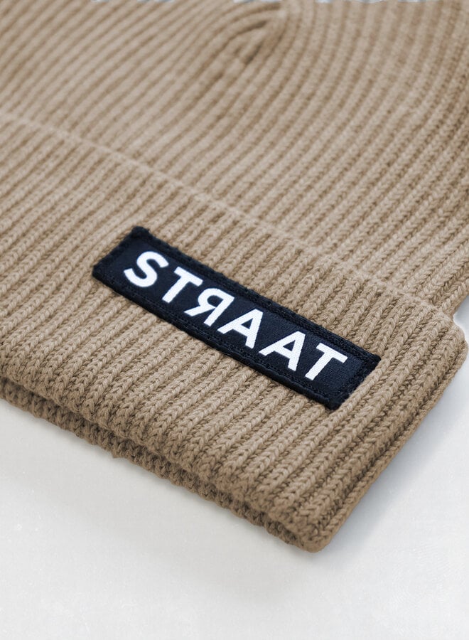 STRAAT Beanie - Heather Sand