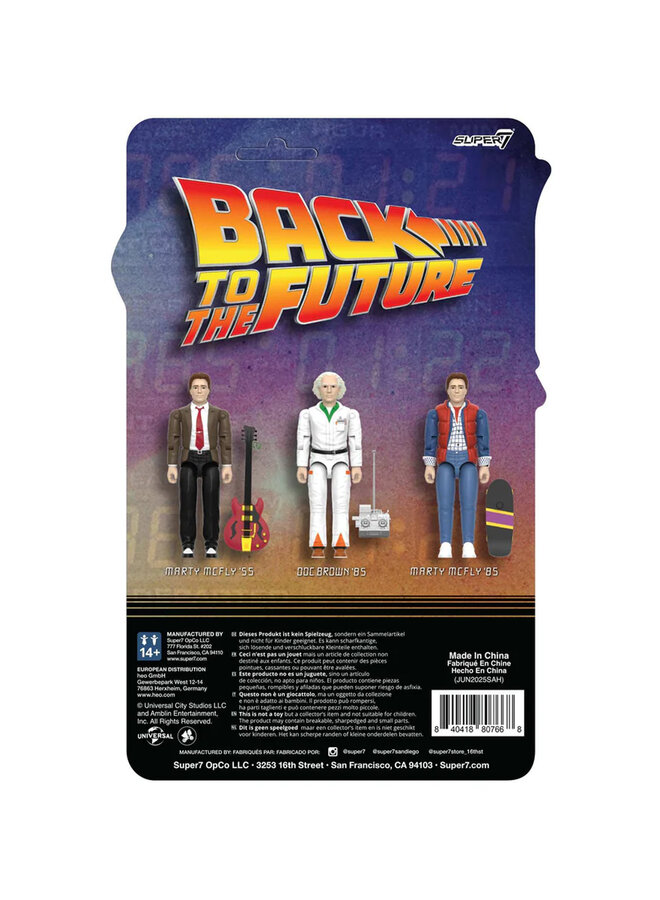 Back To The Future: Doc Brown '85 - ReAction+ figure