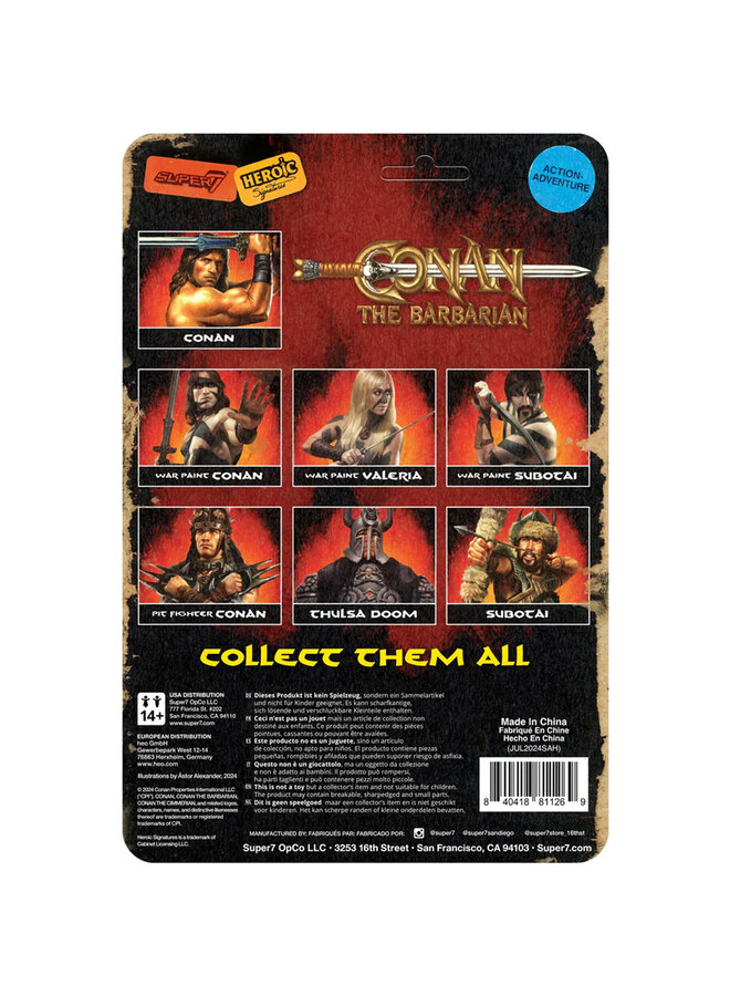 Conan the Barbarian: Conan (Resurrected) - ReAction figure