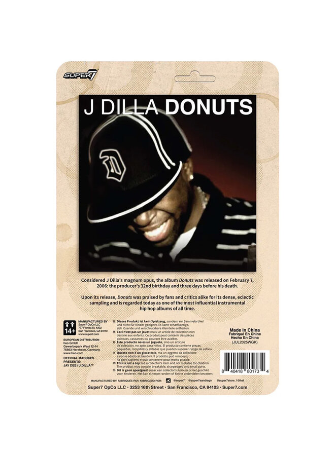J Dilla (Donuts - Album cover) - ReAction figure