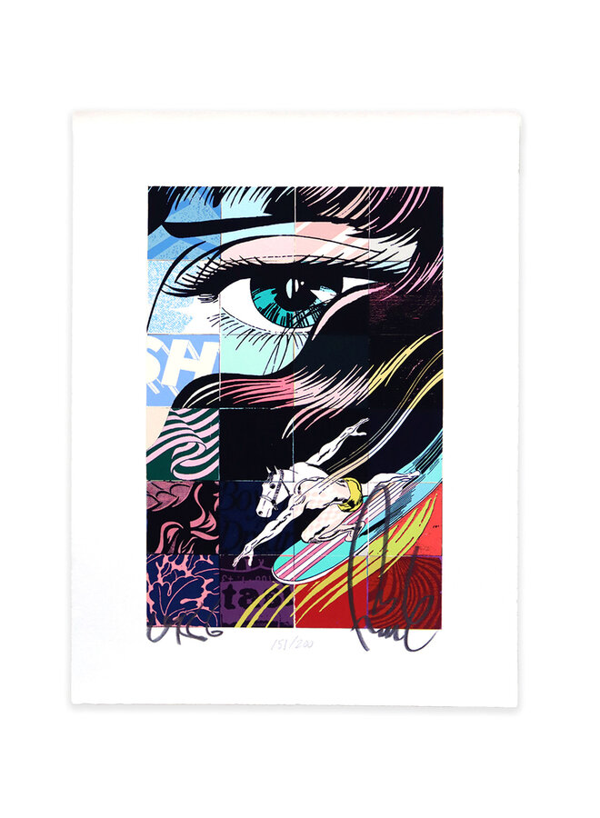 FAILE - Shadow Play Block Print, signed print, edition of 200