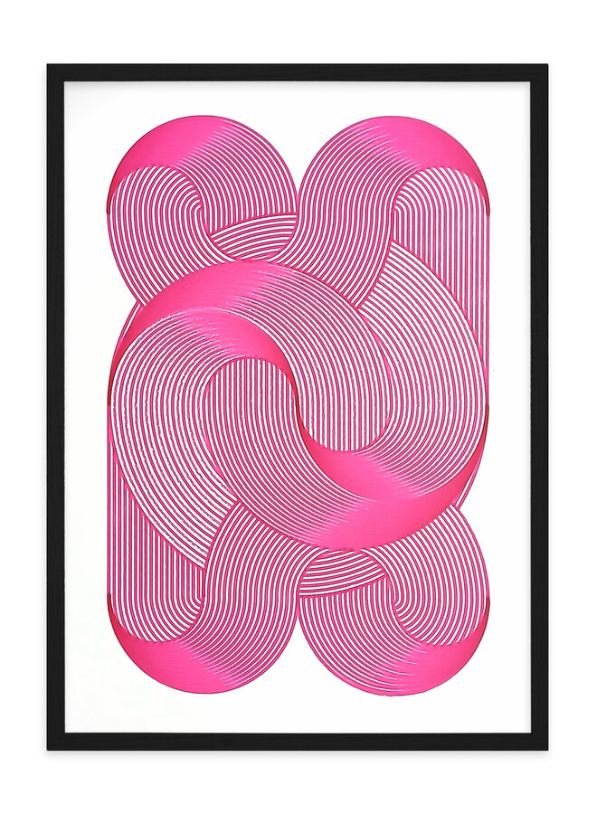 Antigoon - Ligature #31, pink, signed print