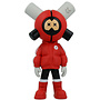 Popterror  - Art Toy EQSO Xtra Red