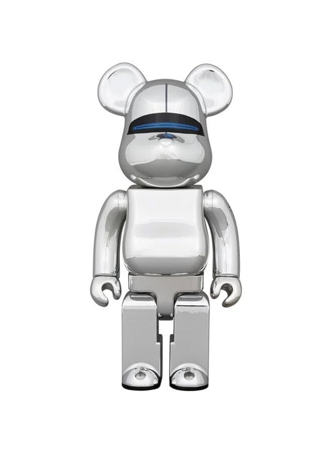 400% Bearbrick - Hajime Sorayama: Robot (Blue Lights ed.)