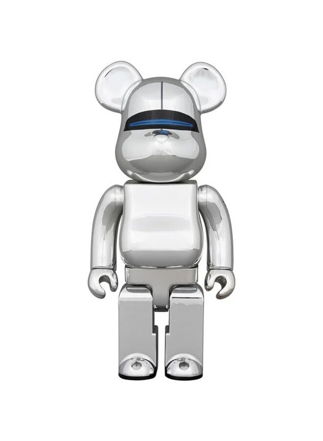 400% Bearbrick - Hajime Sorayama: Robot (Blue Lights ed.)
