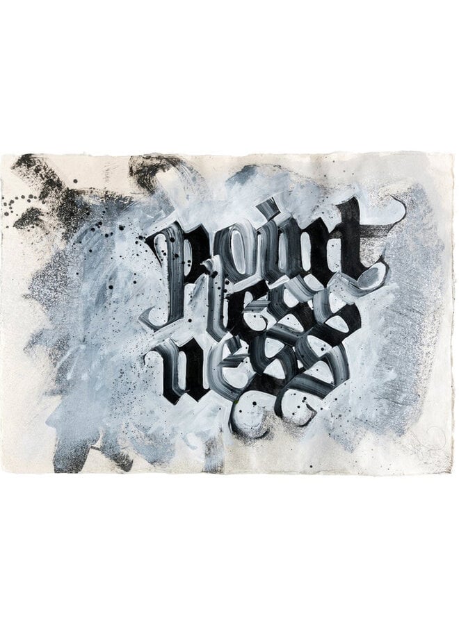 SHOE - Pointlessness, framed and signed original artwork