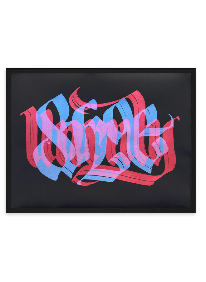 Niels Shoe Meulman - Unruly Shoe (iridescent red / blue)