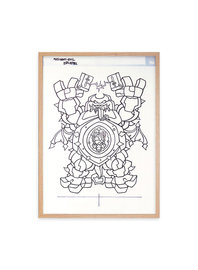 ANGEL (TBH GVB CTK) - Resident Evil (1998) - signed original drawing