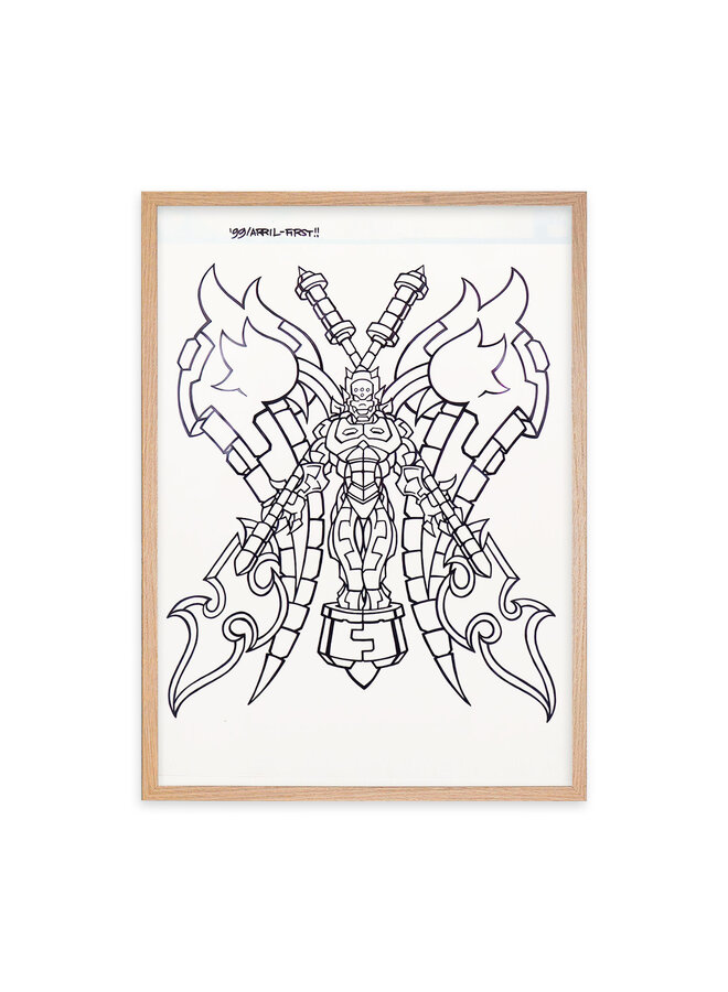 ANGEL (TBH GVB CTK) - April First (1999) - signed original drawing