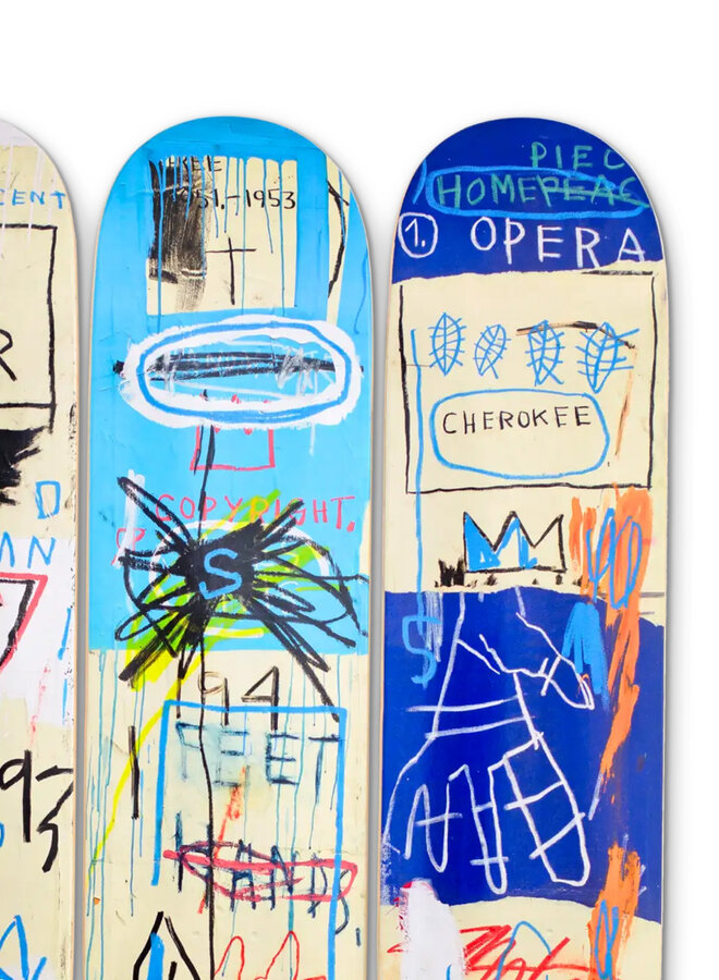 Jean-Michel Basquiat - Charles the First (set of 3 skate decks)