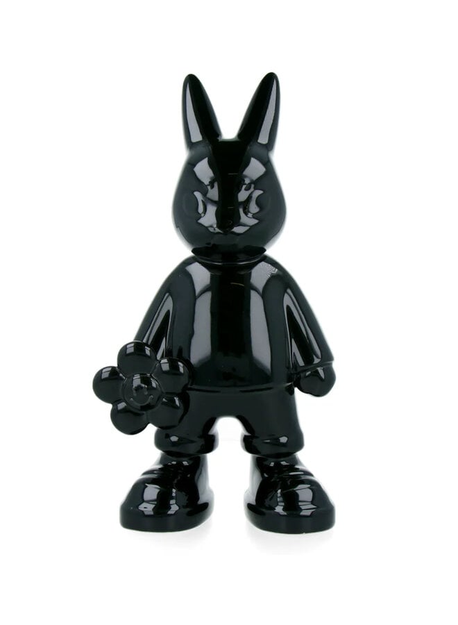 Liisa Tuulikki - Bunbun black, signed porcelain art toy