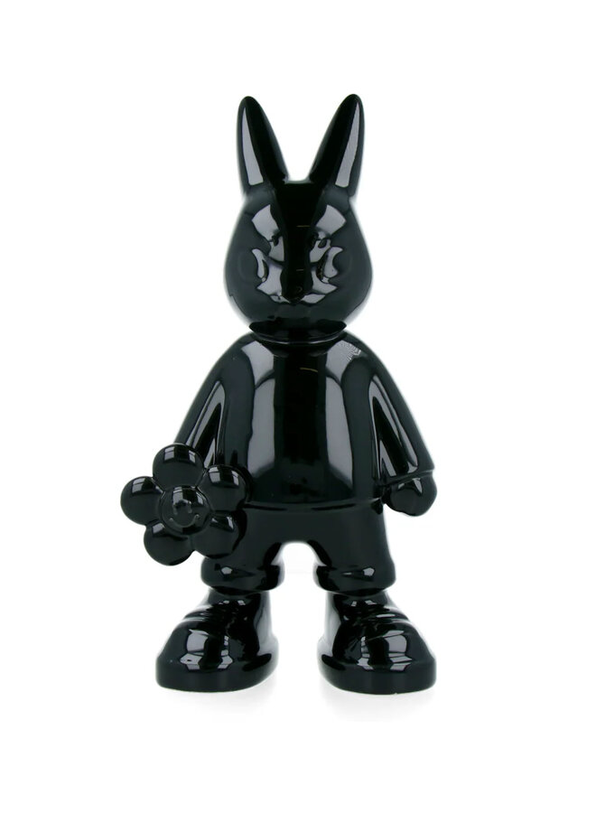 Liisa Tuulikki - Bunbun black, signed porcelain art toy, edition of 25